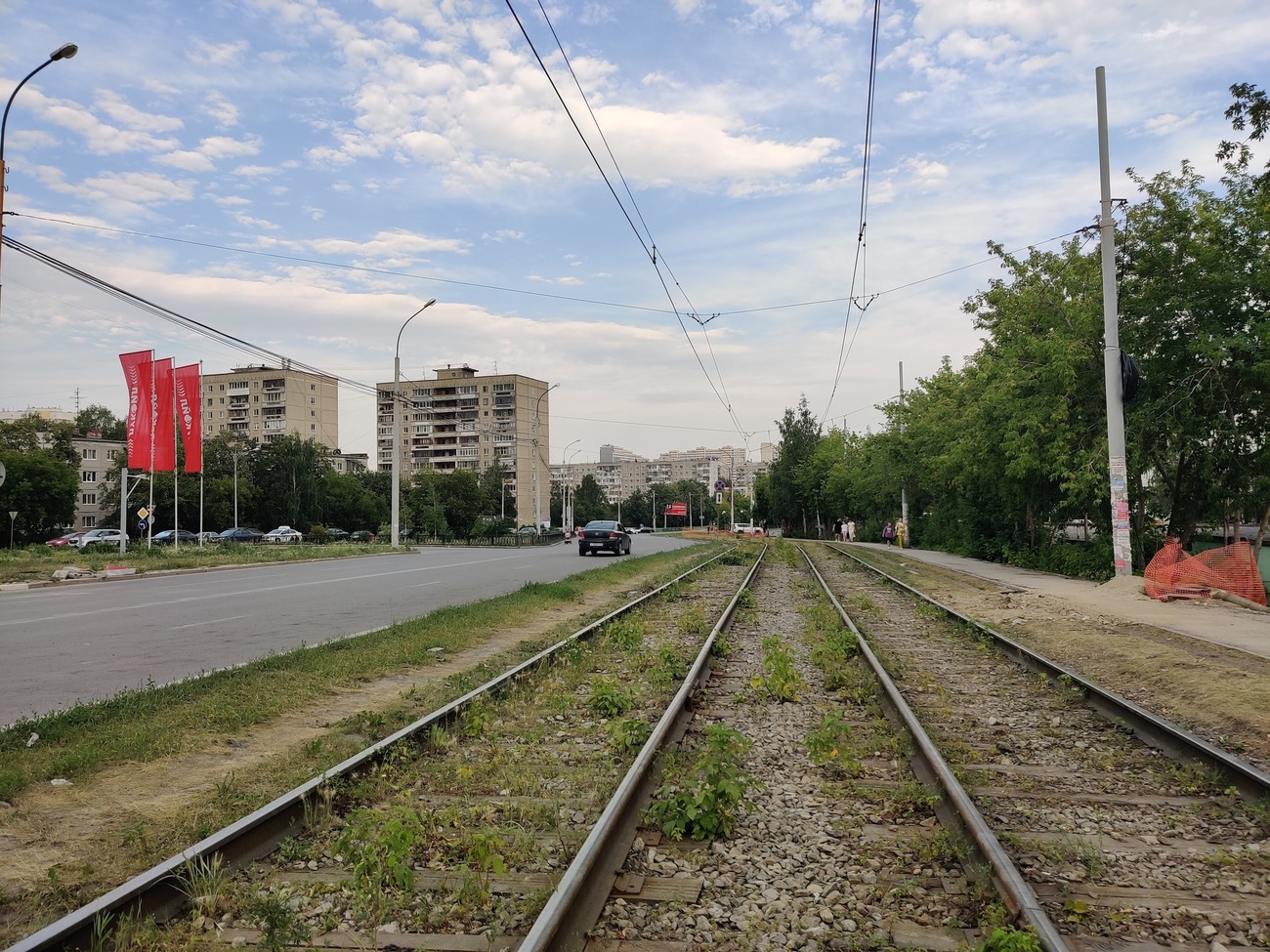 Jekaterinburgas — The construction of a tram line to Akademichesky