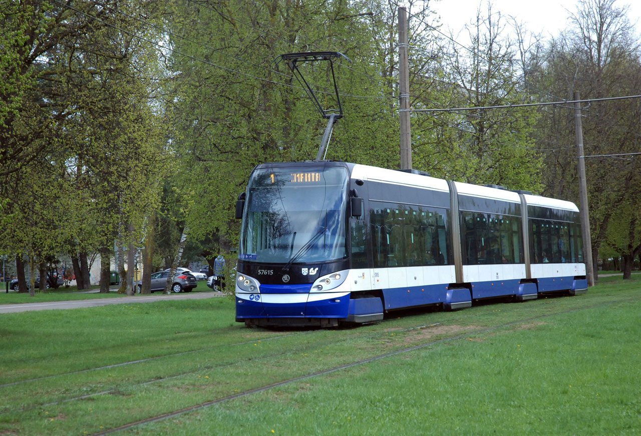 Ryga, Škoda 15T2 ForCity Alfa Riga Nr 57615