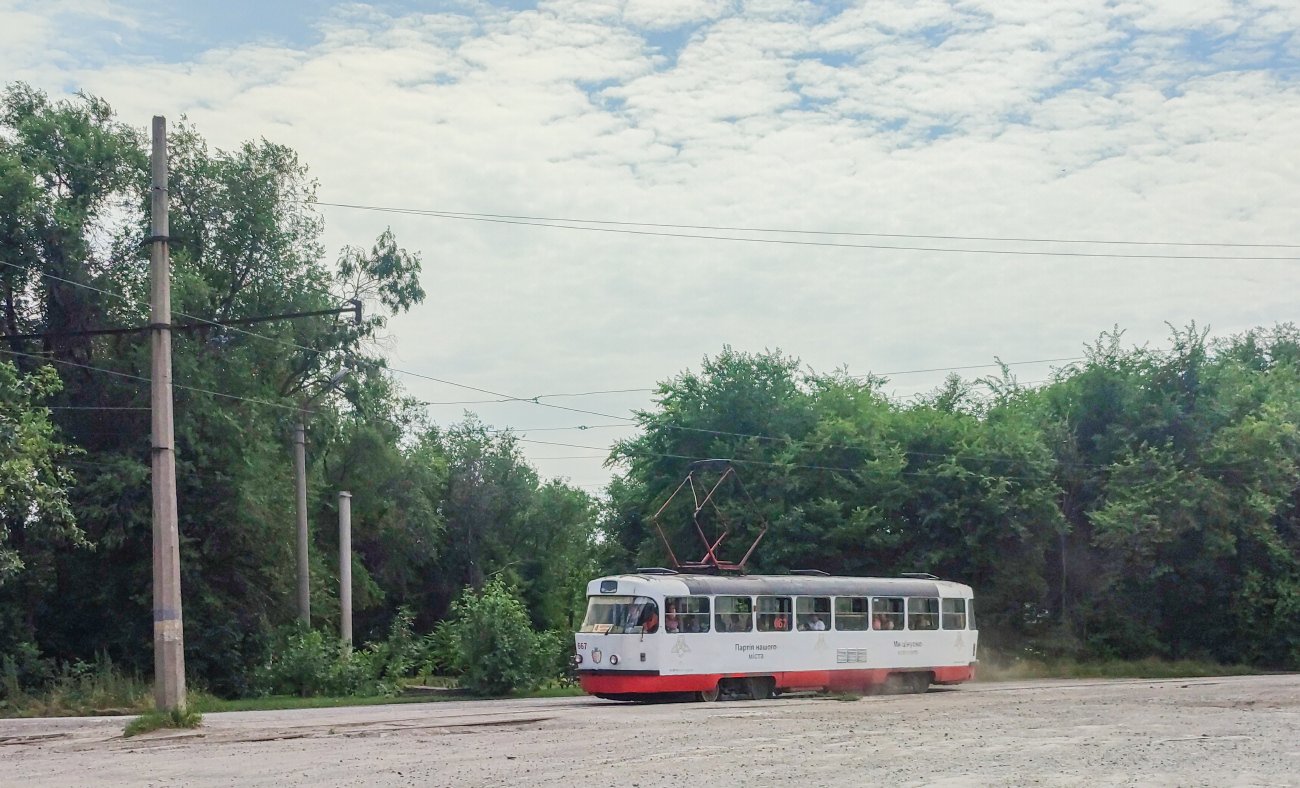 Каменское, Tatra T3SU № 667