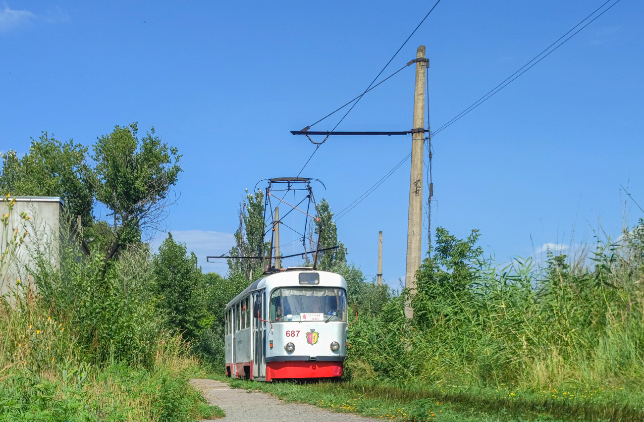 Каменское, Tatra T3SU № 687