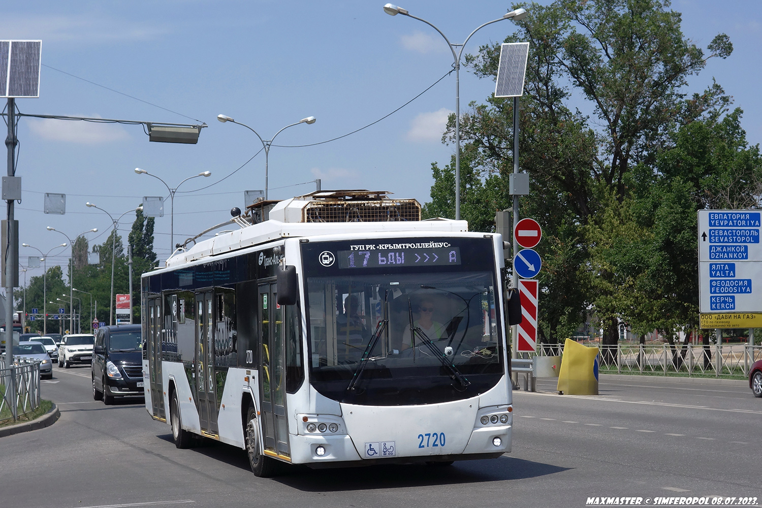 Крымский троллейбус, ВМЗ-5298.01 «Авангард» № 2720
