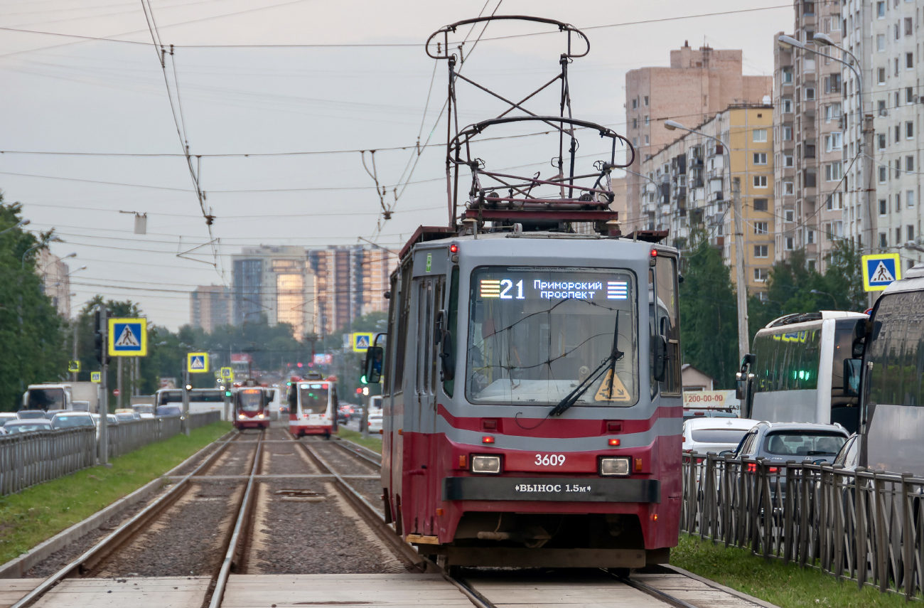 Санкт-Петербург, ТС-77 № 3609