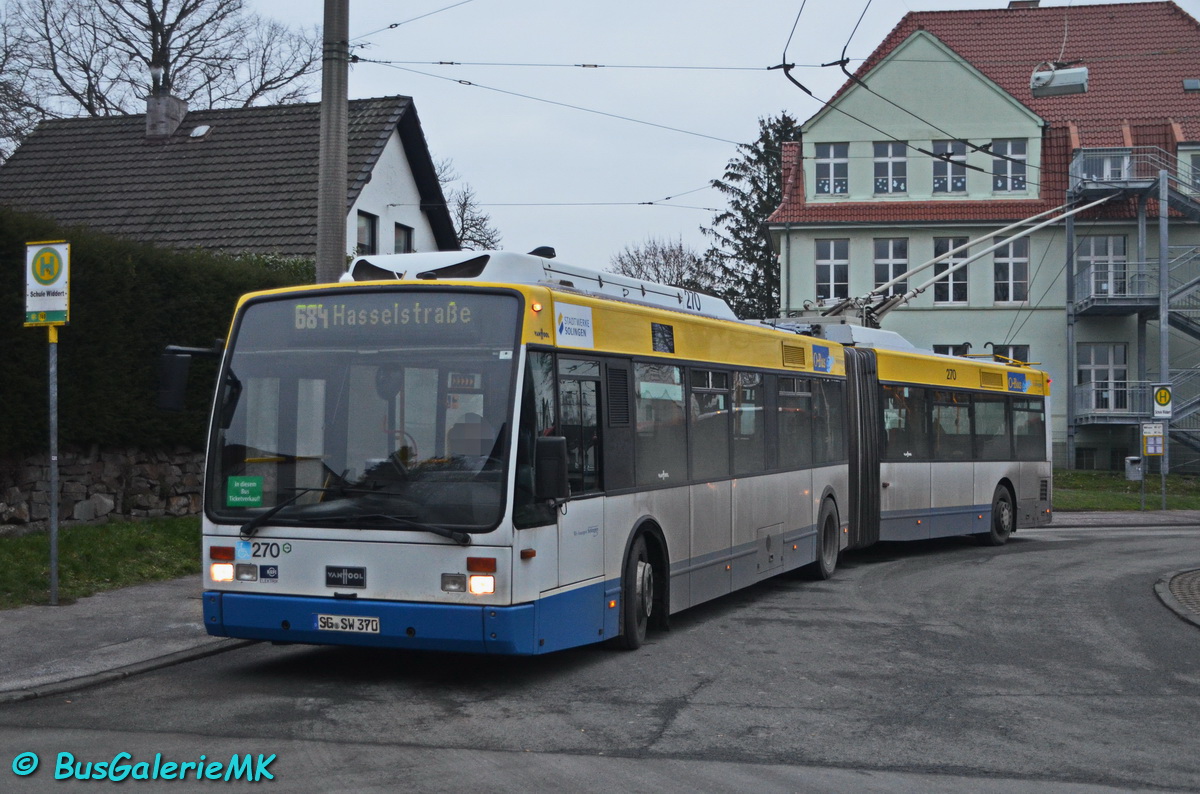 Золинген, Van Hool AG 300T № 270