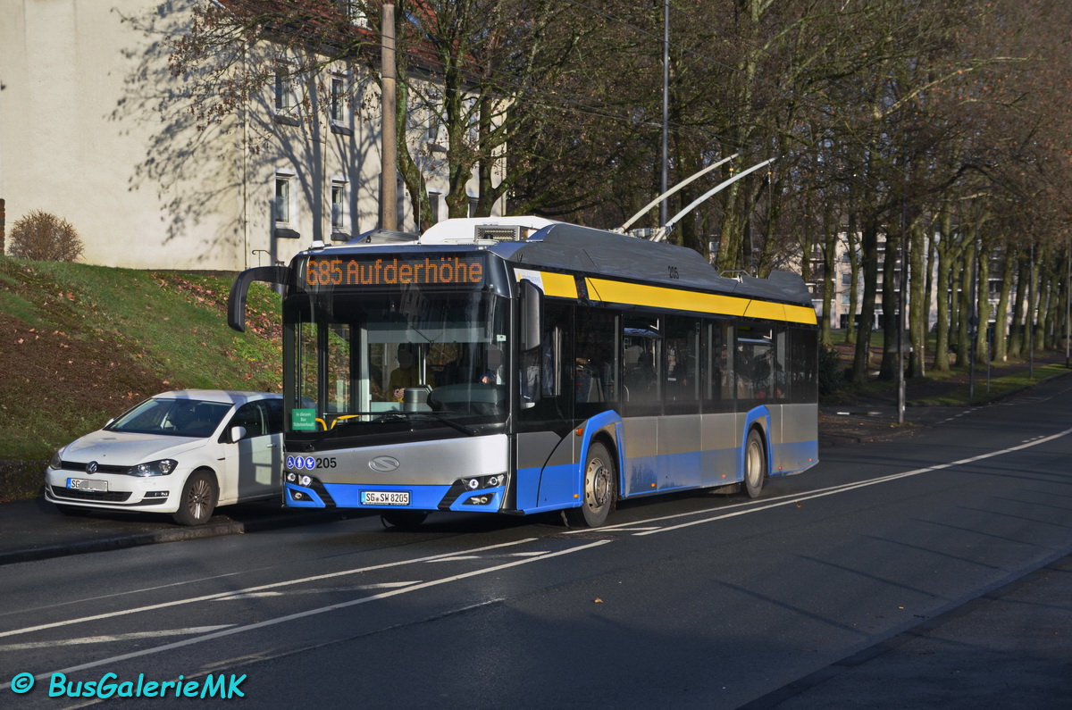 Solingen, Solaris Trollino IV 12 Kiepe nr. 205