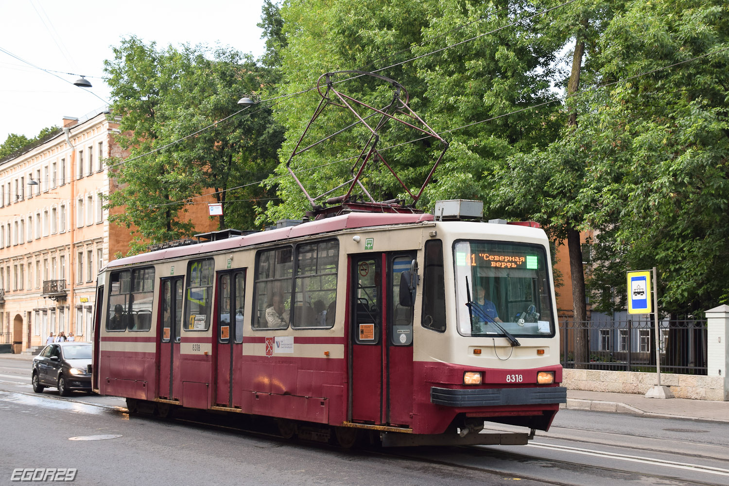 Санкт-Петербург, 71-134А (ЛМ-99АВ) № 8318 Санкт-Петербург, 71-134А (ЛМ-99АВ) № 8318