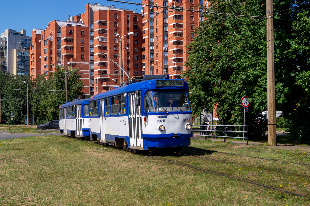 Рига, Tatra T3A № 30645 Рига, Tatra T3A № 30645