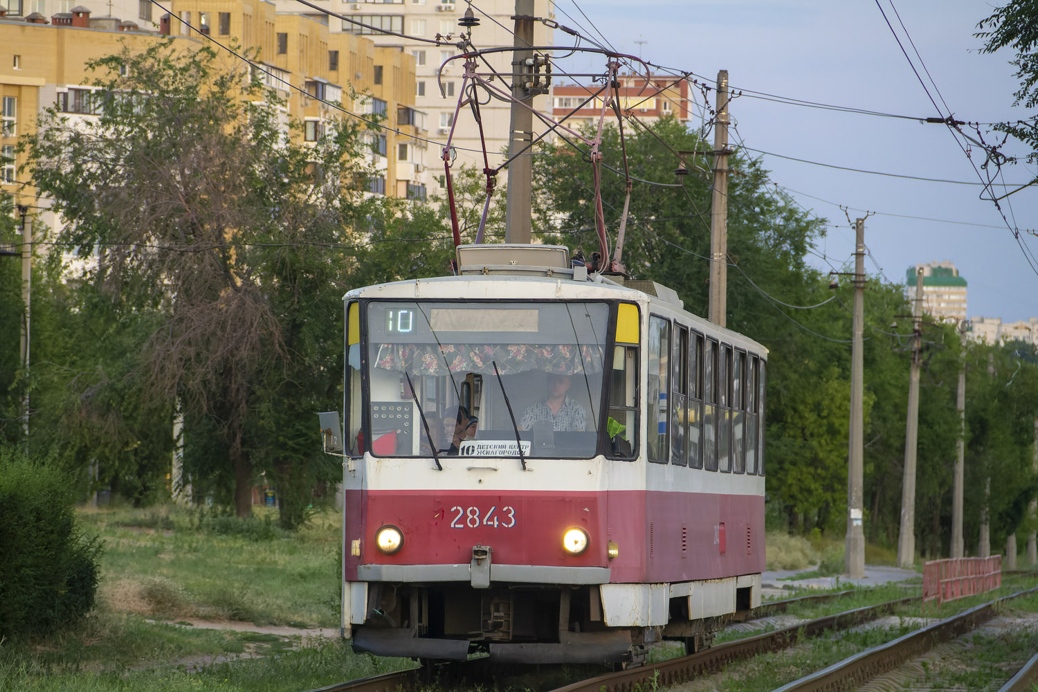 Волгоград, Tatra T6B5SU № 2843