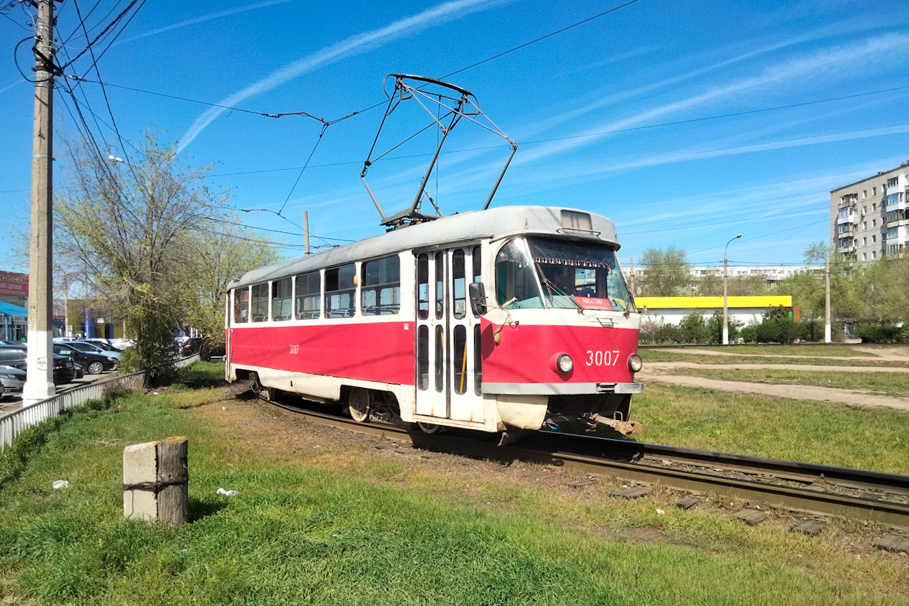 Wołgograd, Tatra T3SU (2-door) Nr 3007