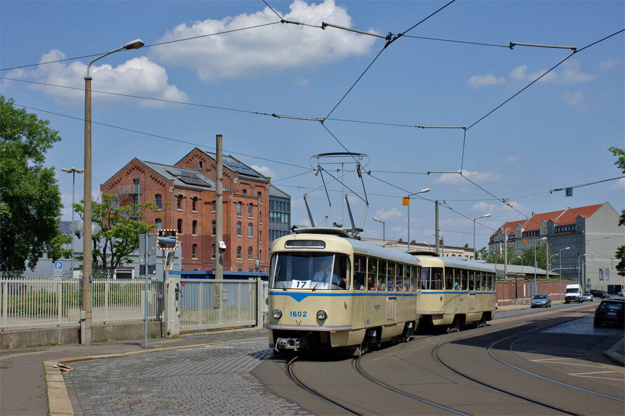 Leipzig, Tatra T4D Br. 1602; Leipzig — Museumssaison 2023 — Ausstellung und Rundfahrten mit historischen Fahrzeugen
