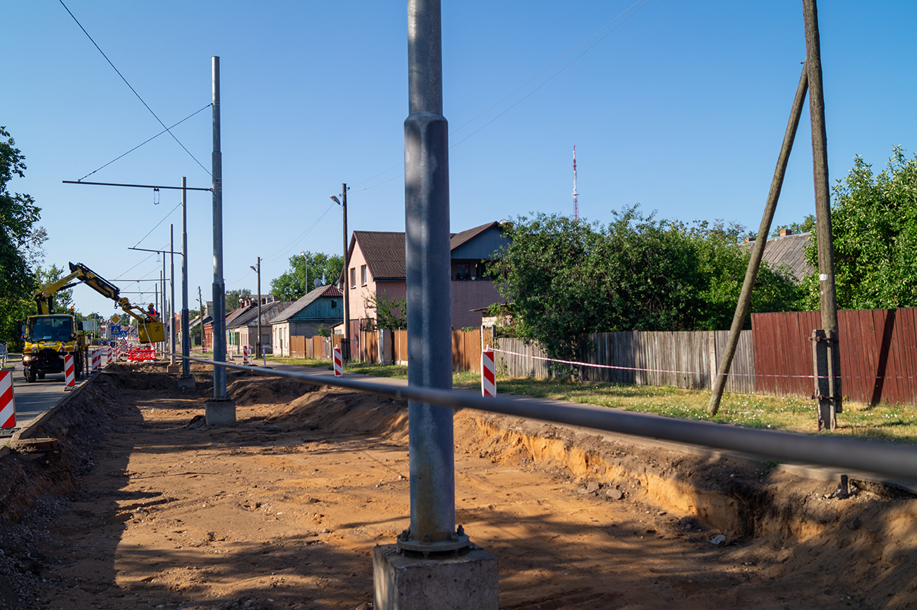 Daugavpils — Reconstruction of tram line to the Bread Factory