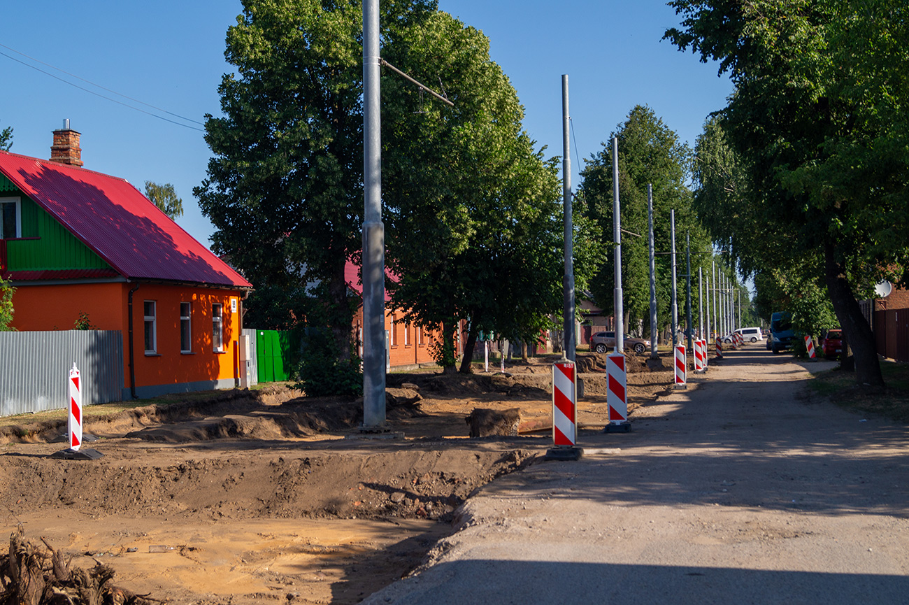 Даугавпилс — Реконструкция трамвайной линии до хлебокомбината