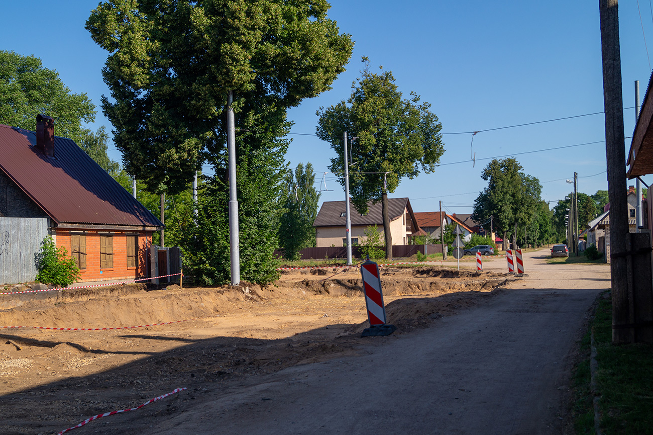 Даугавпилс — Реконструкция трамвайной линии до хлебокомбината