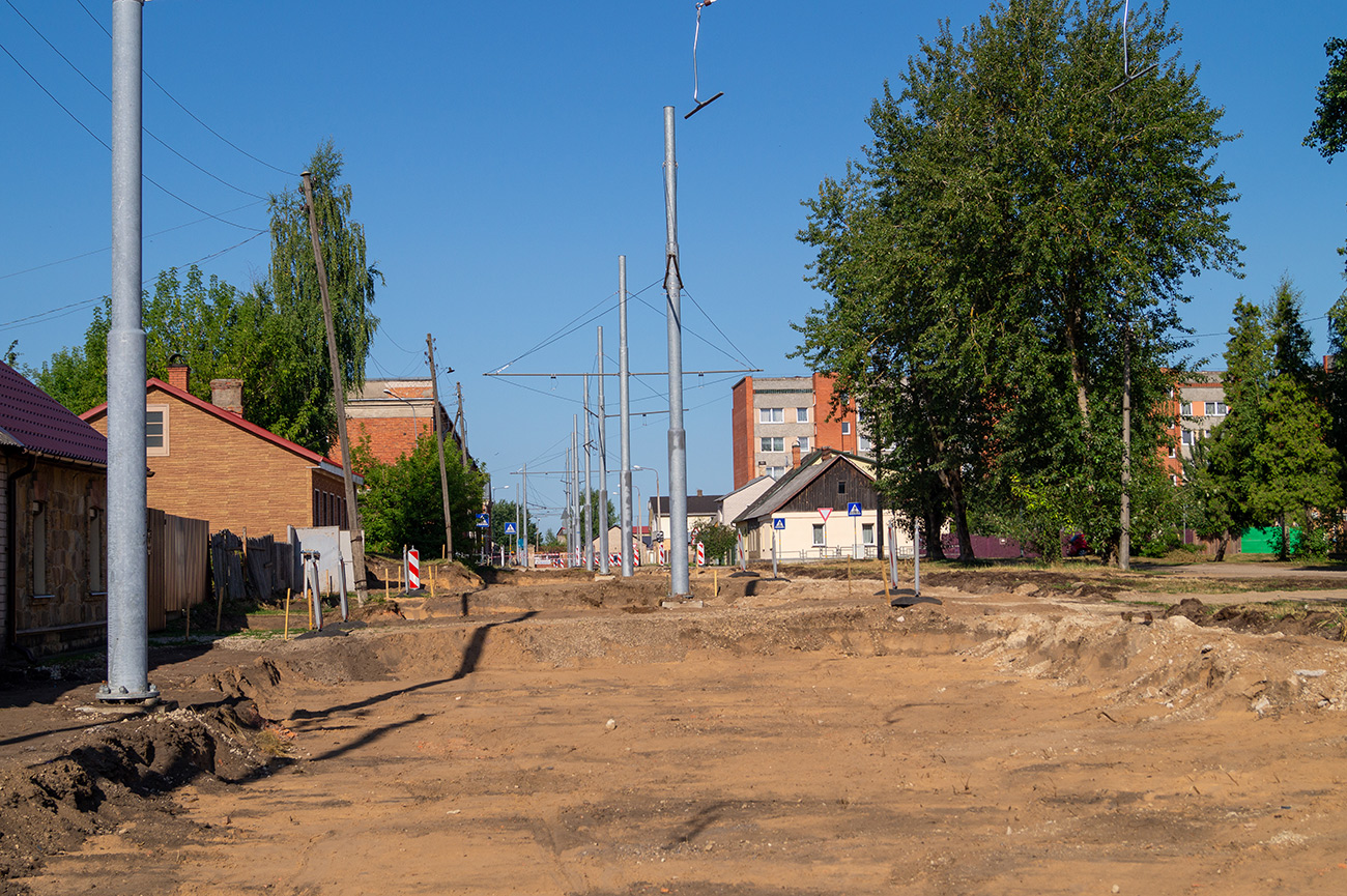 Даугавпилс — Реконструкция трамвайной линии до хлебокомбината