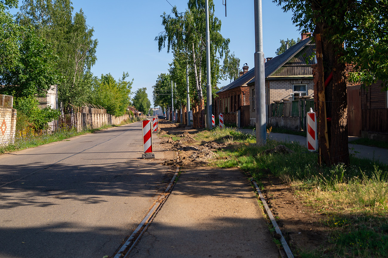 Даугавпилс — Реконструкция трамвайной линии до хлебокомбината