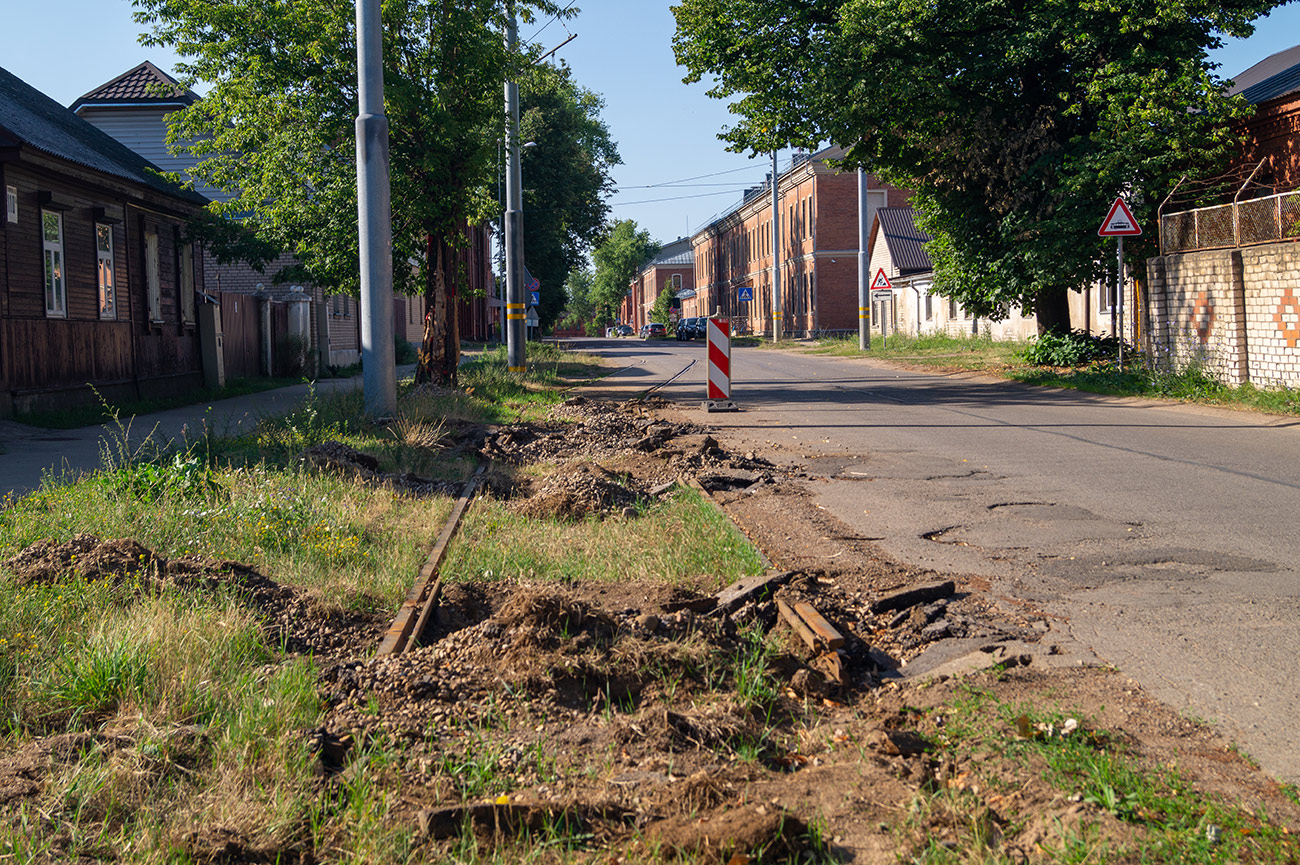Даугавпилс — Реконструкция трамвайной линии до хлебокомбината
