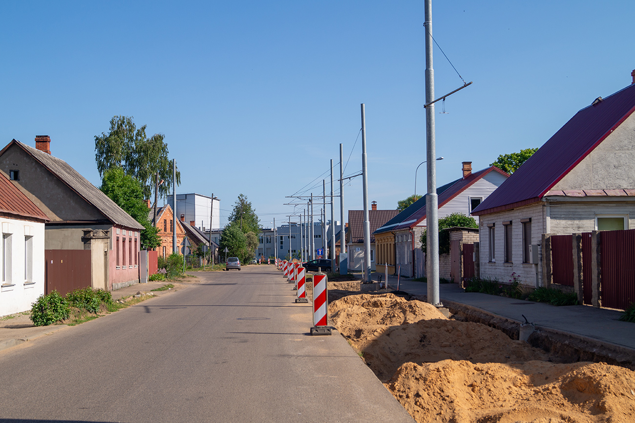 Даугавпилс — Реконструкция трамвайной линии до хлебокомбината
