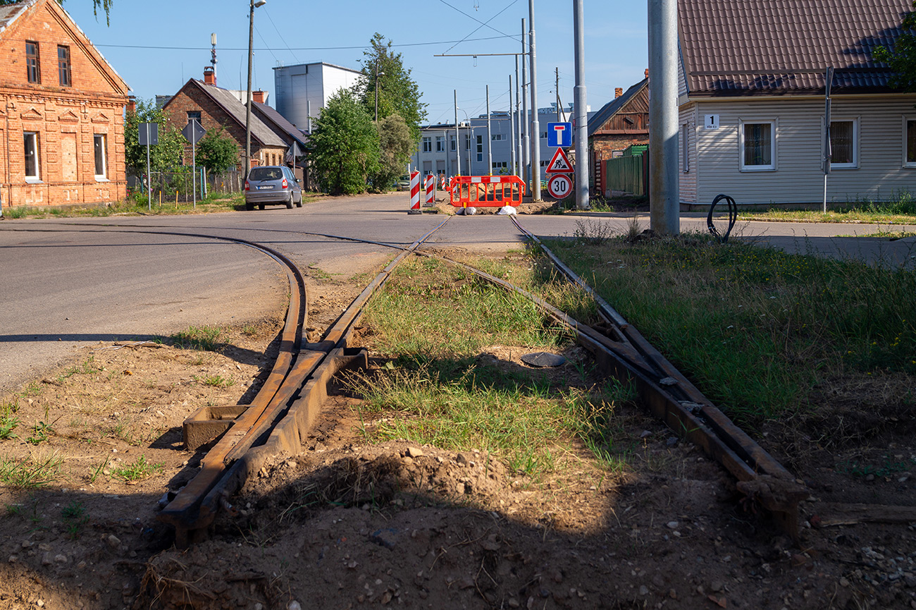 Даугавпилс — Реконструкция трамвайной линии до хлебокомбината