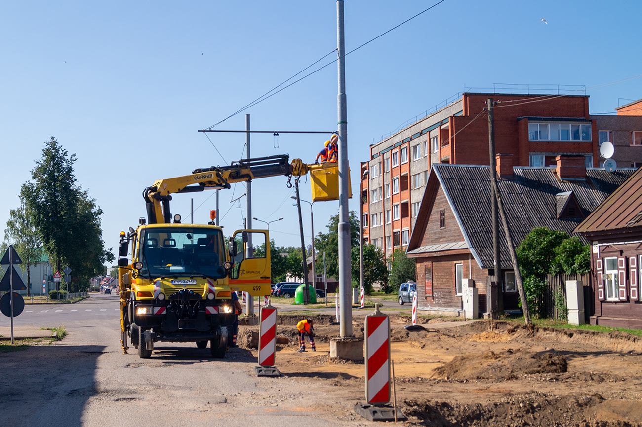 Даугавпилс — Реконструкция трамвайной линии до хлебокомбината