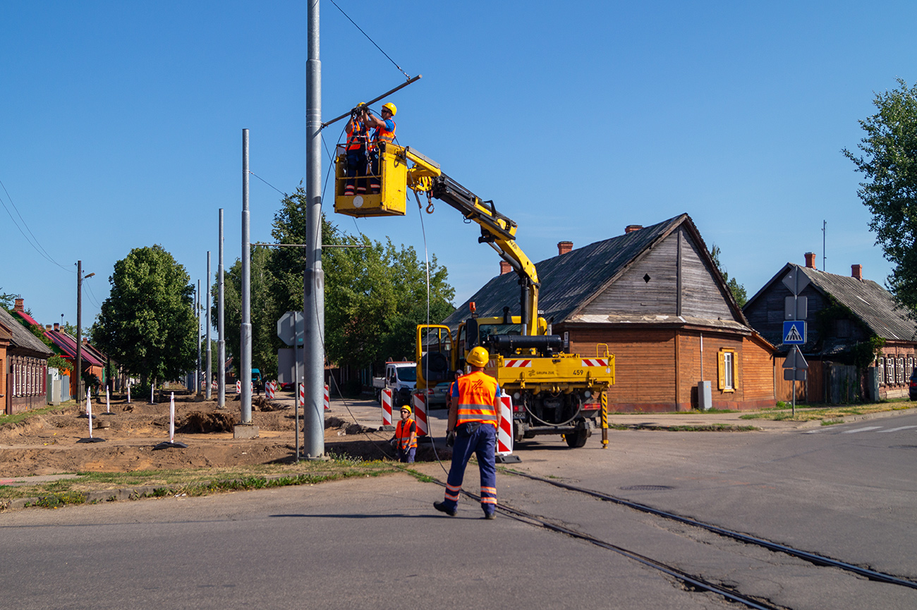 Daugavpils — Reconstruction of tram line to the Bread Factory
