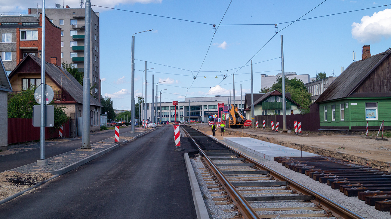 Daugpilis — Renovation of tracks on Smilšu street