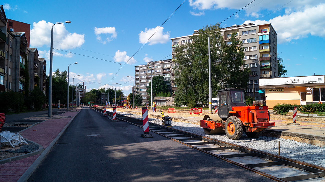 Daugavpils — Renovation of tracks on Smilšu street