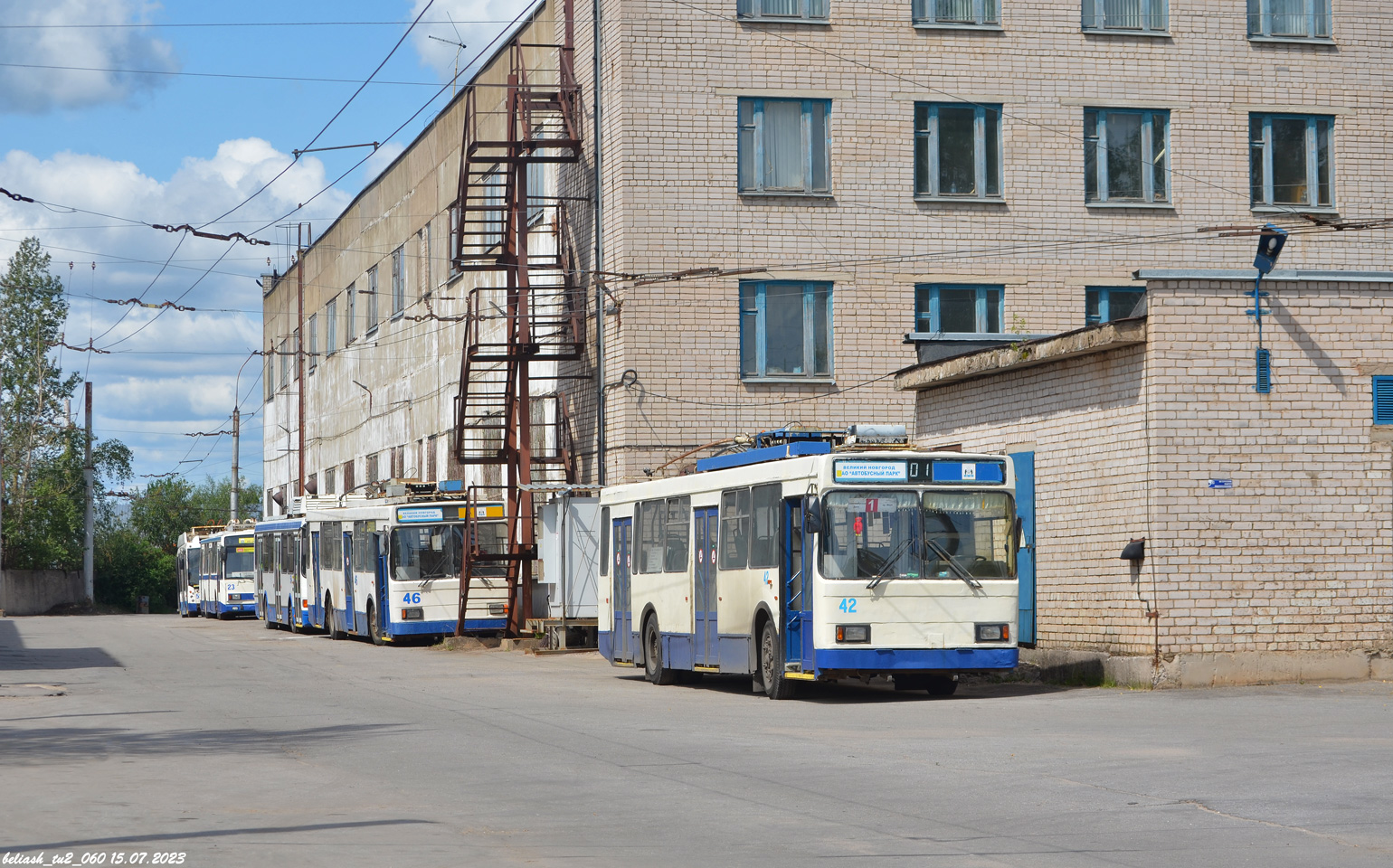 Nowogród Wielki, VMZ-5298-20 Nr 42; Nowogród Wielki — Trolleybus depot