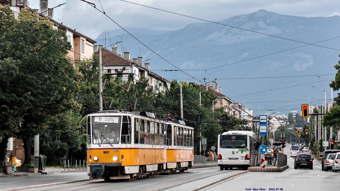 София, Tatra T6A2B № 3027