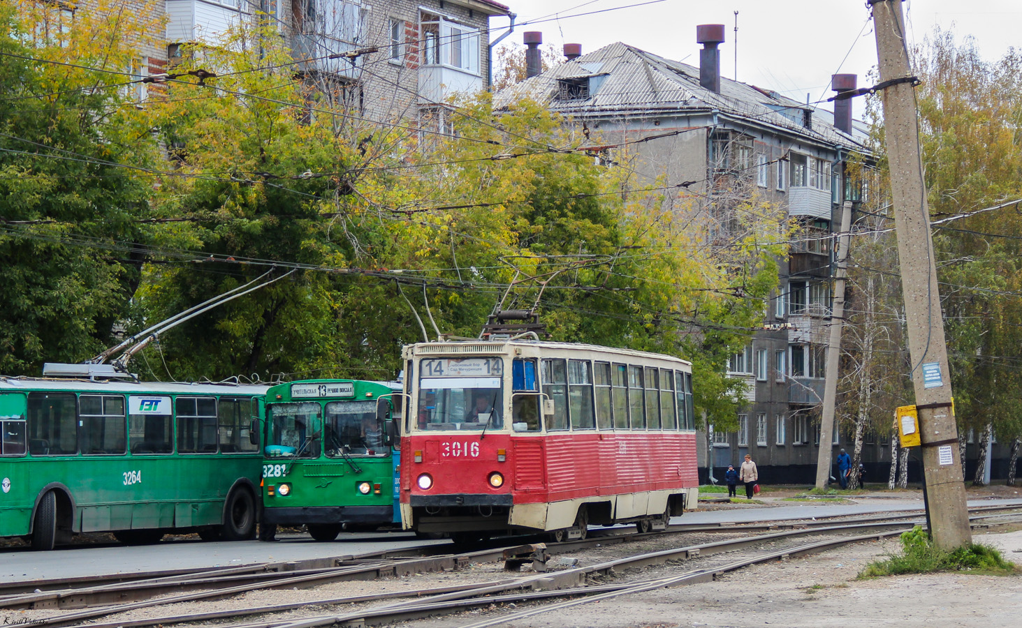 Новосибирск, 71-605 (КТМ-5М3) № 3016