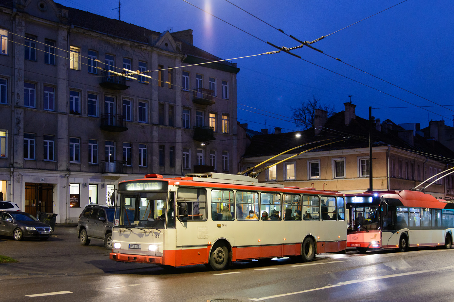 Vilnius, Škoda 14Tr17/6M — 1651