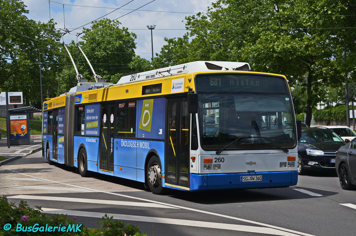 Золинген, Van Hool AG 300T № 260