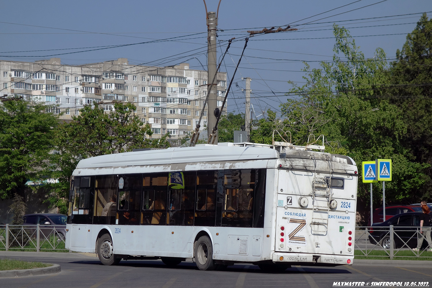 Крымский троллейбус, Тролза-5265.03 «Мегаполис» № 2824