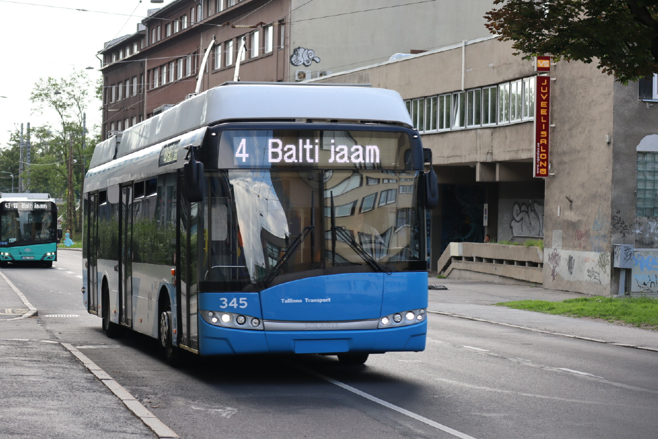 Таллин, Solaris Trollino III 12 AC № 345