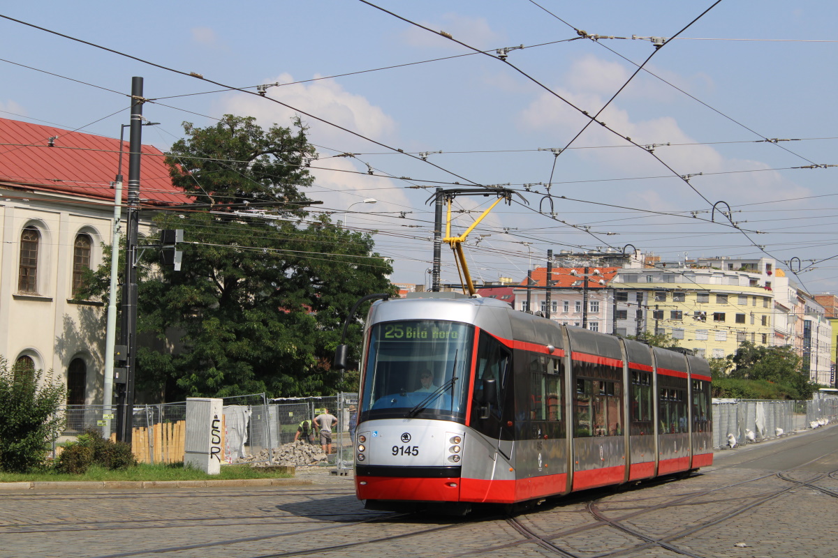 Прага, Škoda 14T Elektra № 9145
