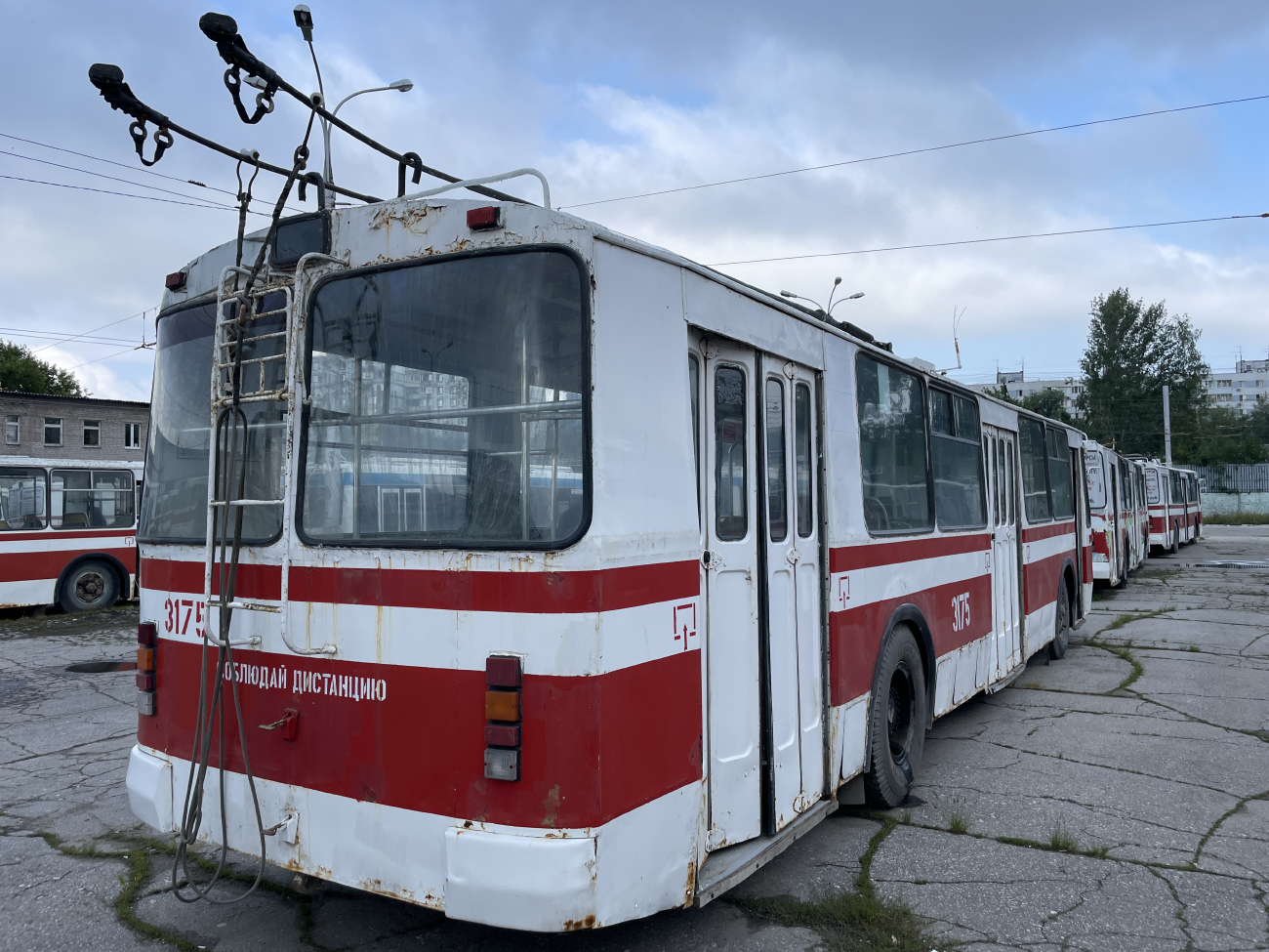 Samara, ZiU-682G [G00] N°. 3175; Samara — Trolleybus depot # 3