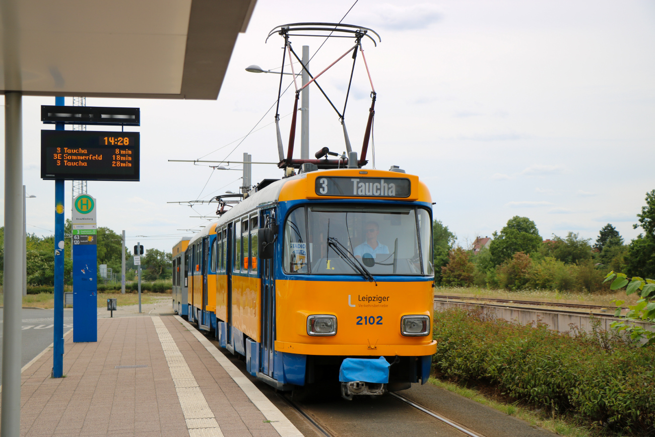 Лейпциг, Tatra T4D-M1 № 2102 Лейпциг, Tatra T4D-M1 № 2102