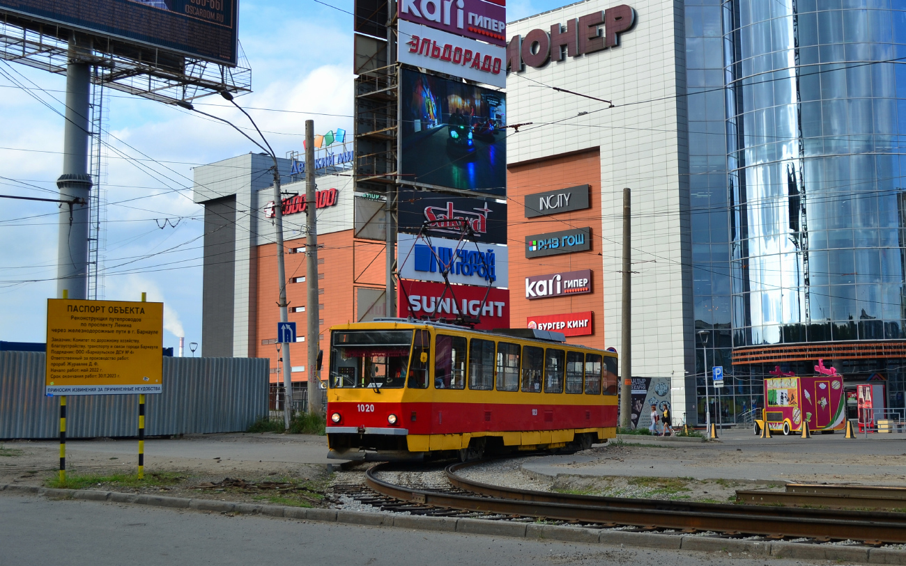 Barnaul, Tatra T6B5SU № 1020