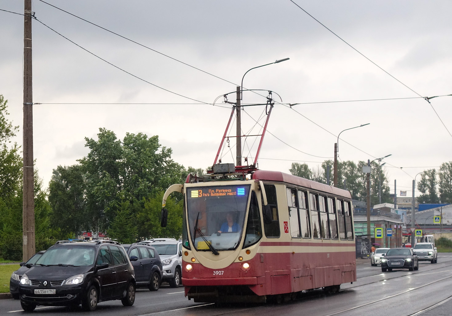Санкт-Петербург, 71-134А (ЛМ-99АВН) № 3907