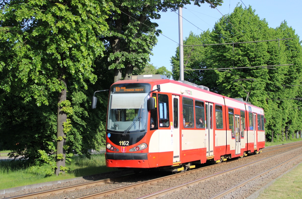 Danzig, Duewag N8C-MF 18 Nr. 1162