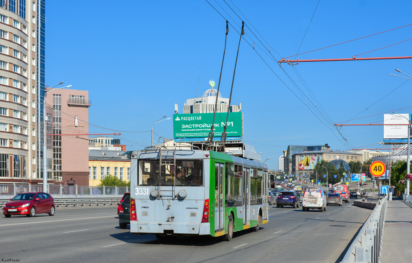 Новосибирск, Тролза-5265.00 «Мегаполис» № 3331