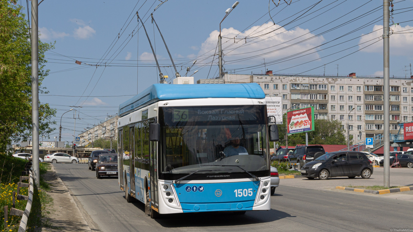 Новосибирск, УТТЗ-6241.01 «Горожанин» № 1505