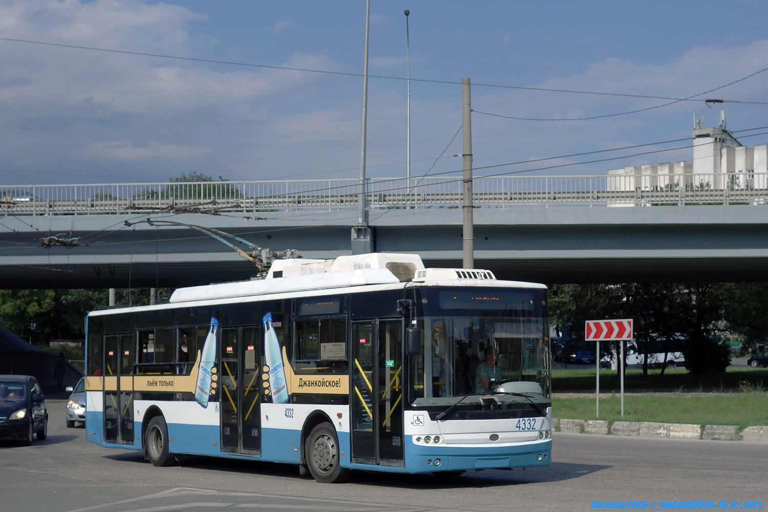 Крымский троллейбус, Богдан Т70110 № 4332