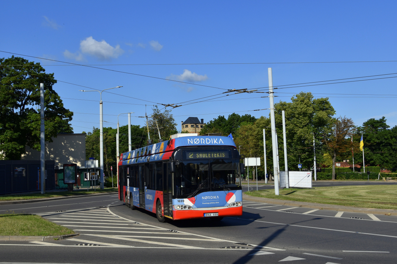 Вильнюс, Solaris Trollino II 15 AC № 1699