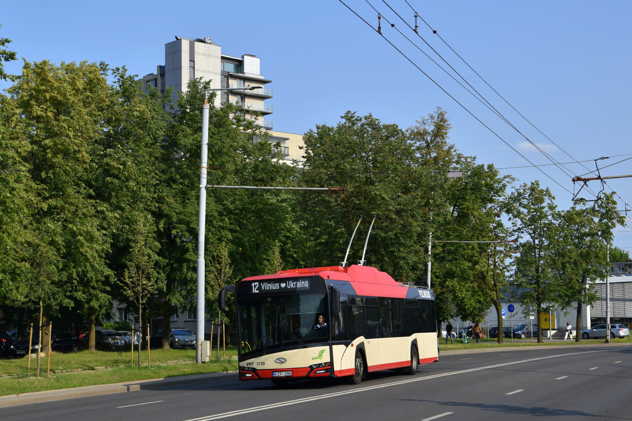 Вильнюс, Solaris Trollino IV 12 Škoda № 1739
