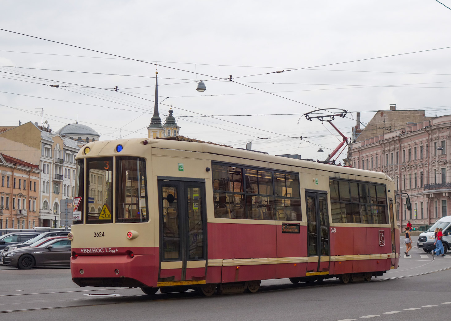 სანქტ-პეტერბურგი, LM-68M2 (mod. SPb GET) № 3624 სანქტ-პეტერბურგი, LM-68M2 (mod. SPb GET) № 3624