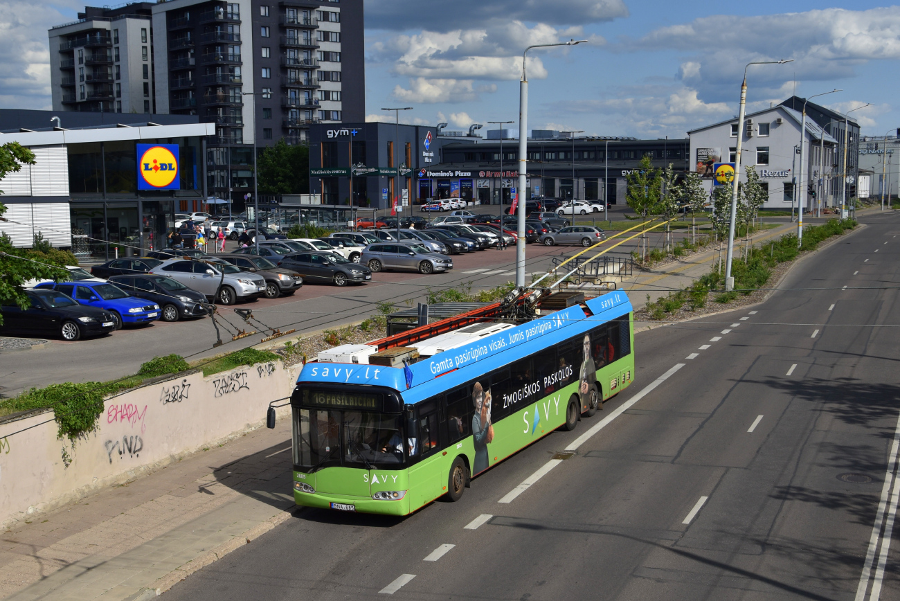 Vilnius, Solaris Trollino II 15 AC # 2685 Vilnius, Solaris Trollino II 15 AC # 2685