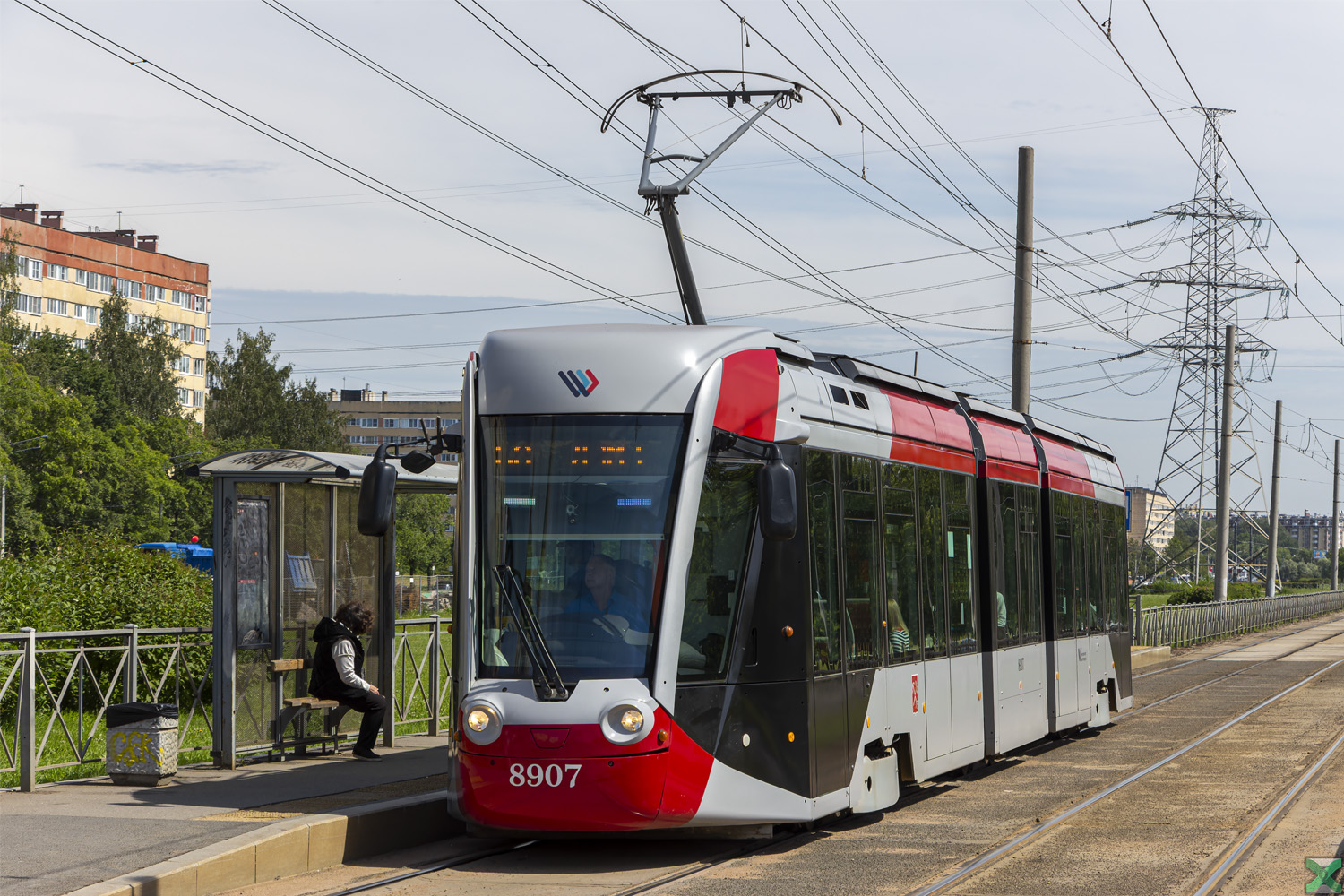Санкт-Петербург, 71-801 (Alstom Citadis 301 CIS) № 8907
