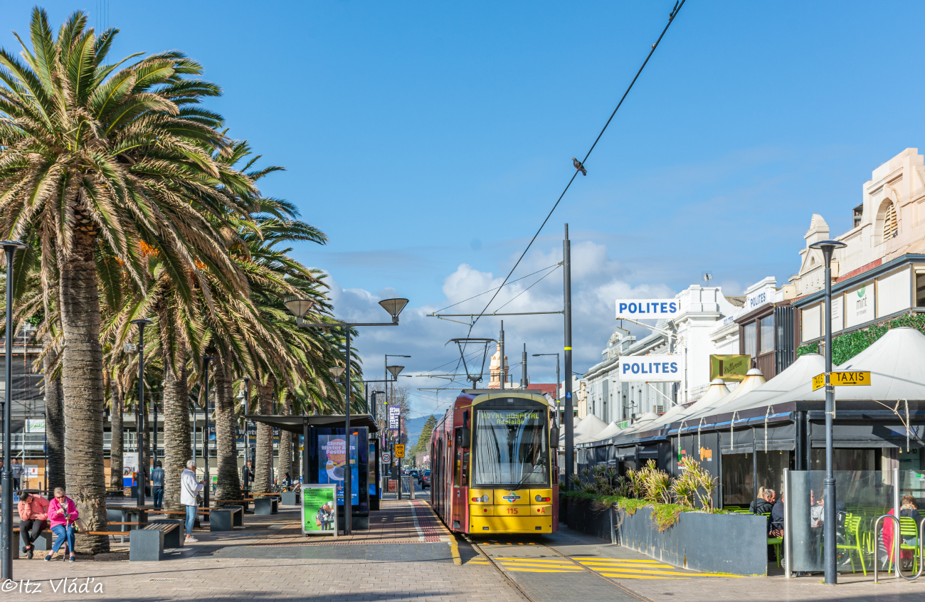 Adelaide, Bombardier Flexity Classic — 115; Adelaide — Stops; Transport and animals