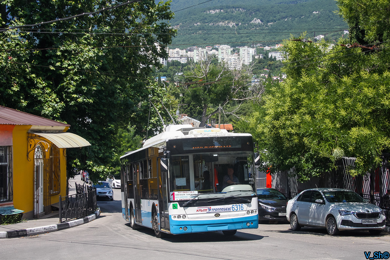 Крымский троллейбус, Богдан Т60111 № 6316