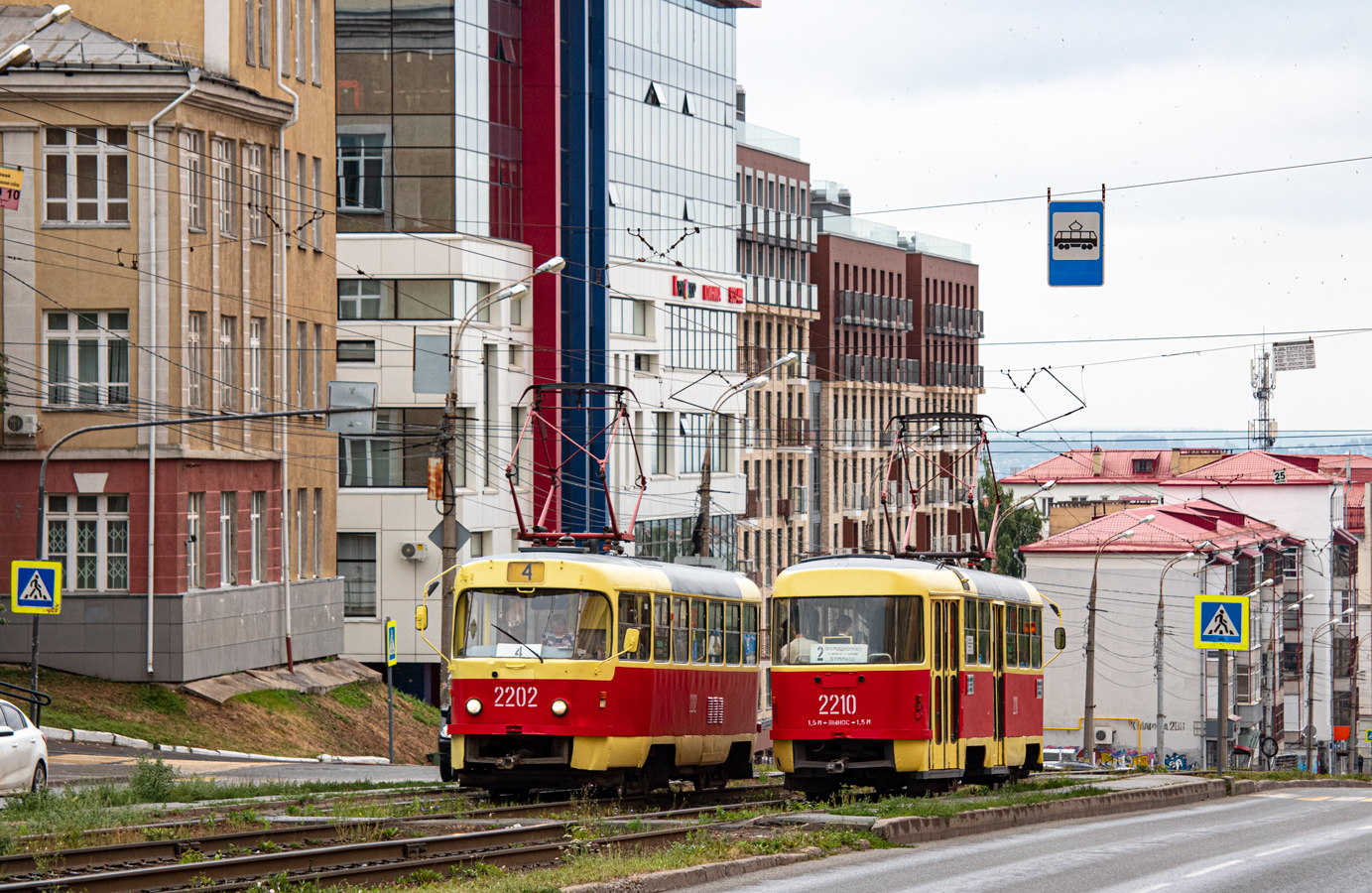 Ижевск, Tatra T3SU № 2202; Ижевск, Tatra T3SU № 2210