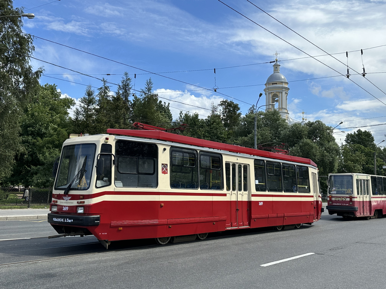 Санкт-Петербург, ТС-77 № 3619
